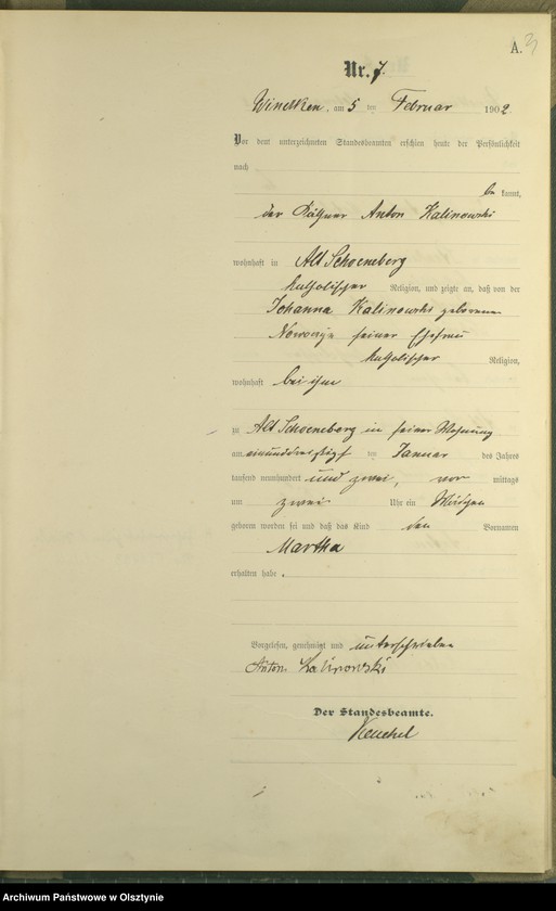 image.from.unit.number "Geburts-Haupt-Register Nr 5 - 84"