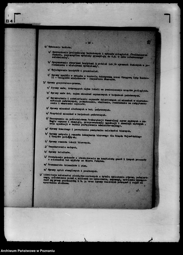 Obraz 13 z jednostki "Statut organizacyjny Urzędu Wojewódzkiego Poznańskiego"