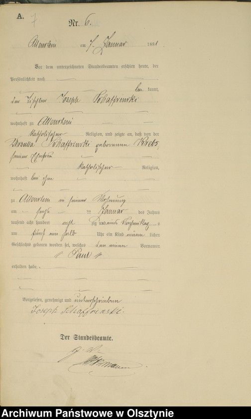 image.from.unit.number "Geburts-Haupt-Register Nr 1 - 316"