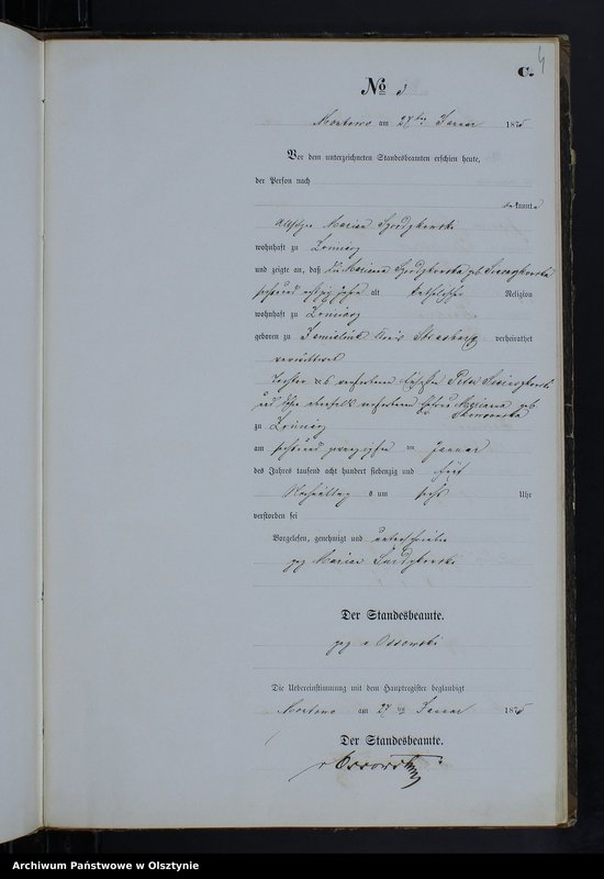 image.from.team "Urząd Stanu Cywilnego w Zwiniarzu pow. nowomiejski"