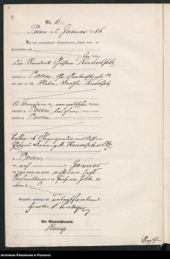 Obraz 9 z jednostki "Księga zgonów t. I"