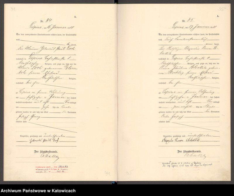 image.from.unit.number "Księga urodzeń T.I nr 1-399"