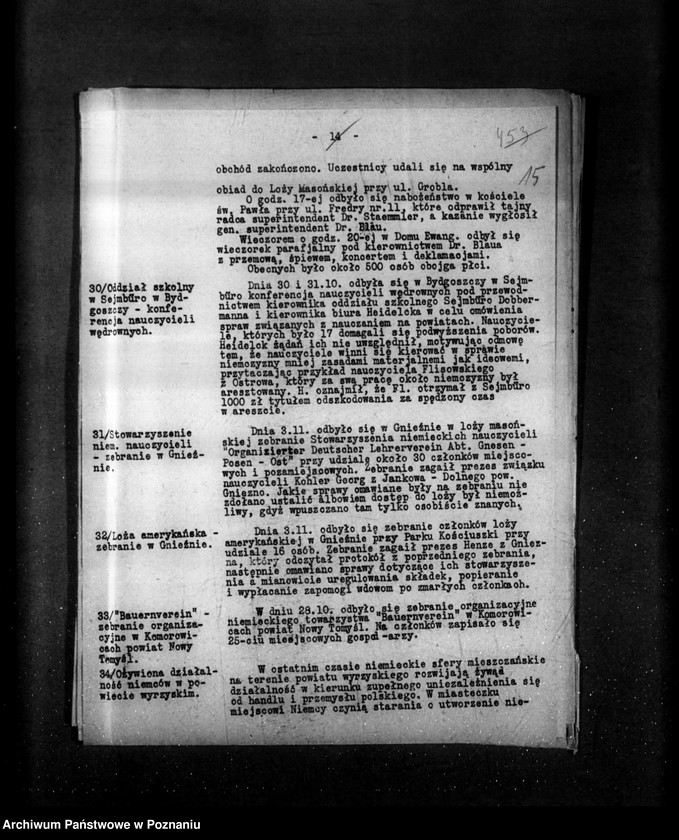 Obraz 20 z jednostki "Sprawozdania sytuacyjne tygodniowe za czas od 2 listopada do 29 listopada 1928 r."