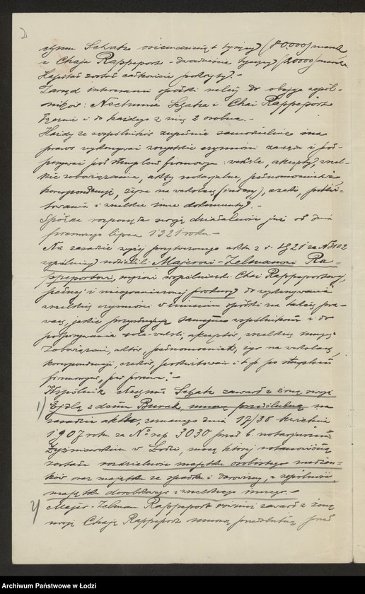 Obraz 4 z jednostki "Chaja Rappeport i S-ka- fabrykacja i sprzedaż towarów manufakturowych"