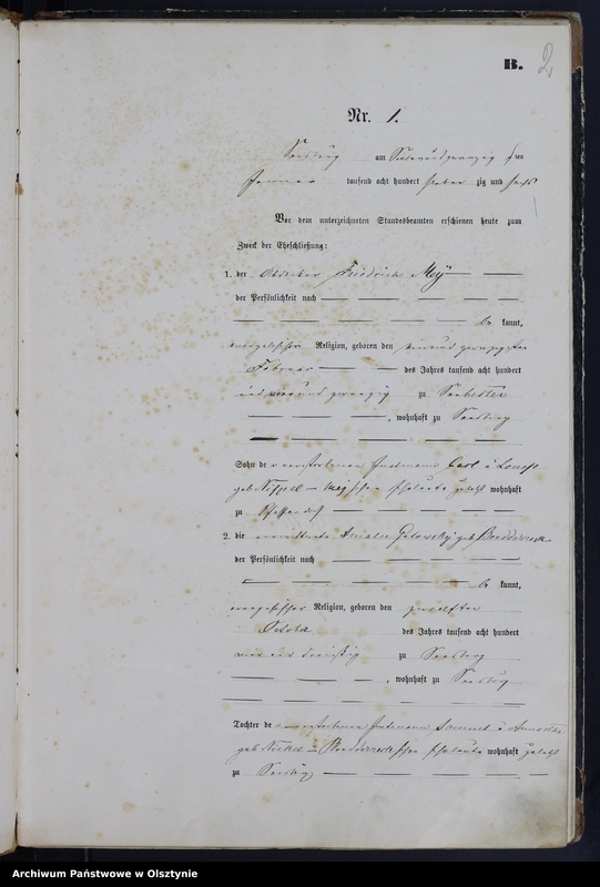 image.from.unit.number "Heiraths-Haupt-Register Nr 1 - 33"