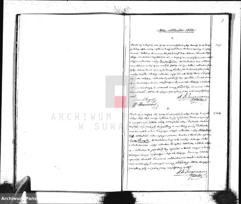 image.from.unit.number "Duplikat aktów stanu cywilnego urodzenia, małżeństw i zejścia w filiale Ewangelicko-Augsb. w Serejach za rok 1853"