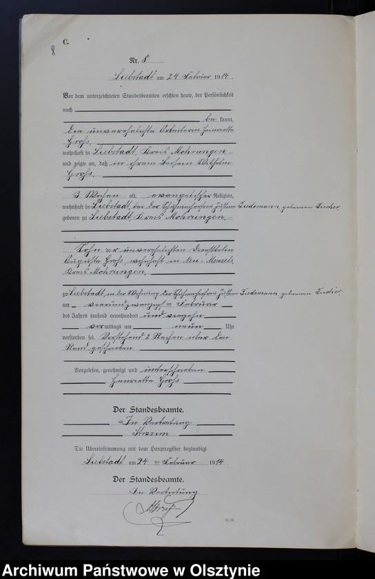 image.from.unit.number "Sterbe-Neben-Register Nr 1 - 62"