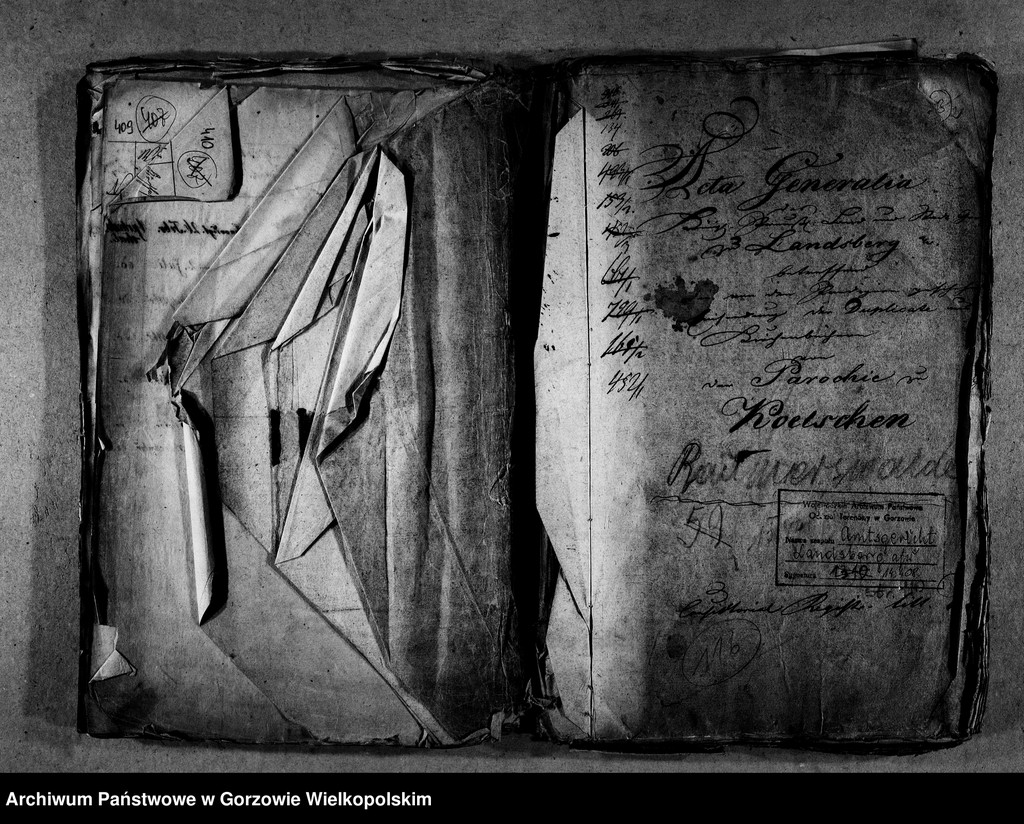 image.from.unit.number "Duplikate der Kirchenbücher von der Parochie Lossow: Raumerswalde (Roszkowice), Gerlachsthal (Gostkowice)"