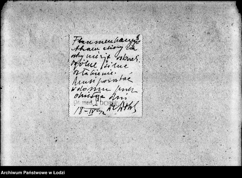 Obraz 20 z jednostki "Schuhmacher-Abteilung [Zasiłki chorobowe dla pracowników wydziału, listy pracowników, zaświadczenia lekarskie]"