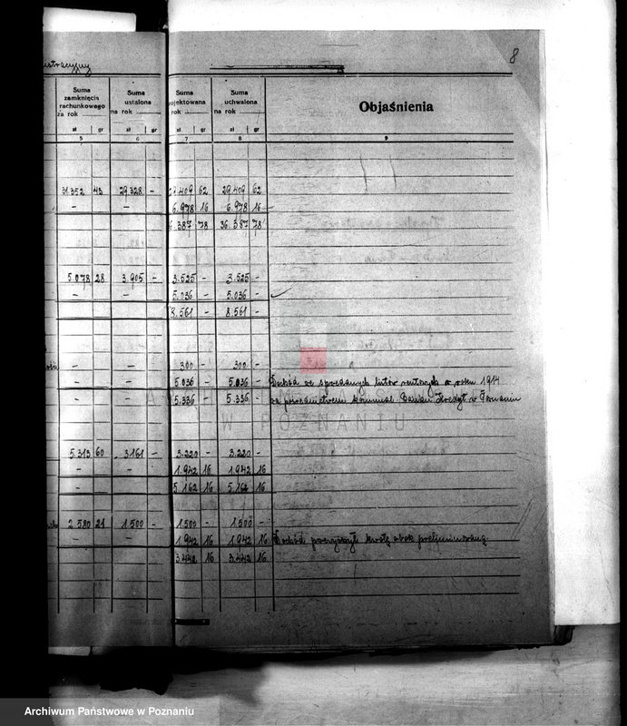 Obraz 12 z jednostki "Budżety i sprawy rachunkowe miasta Święciechowa"