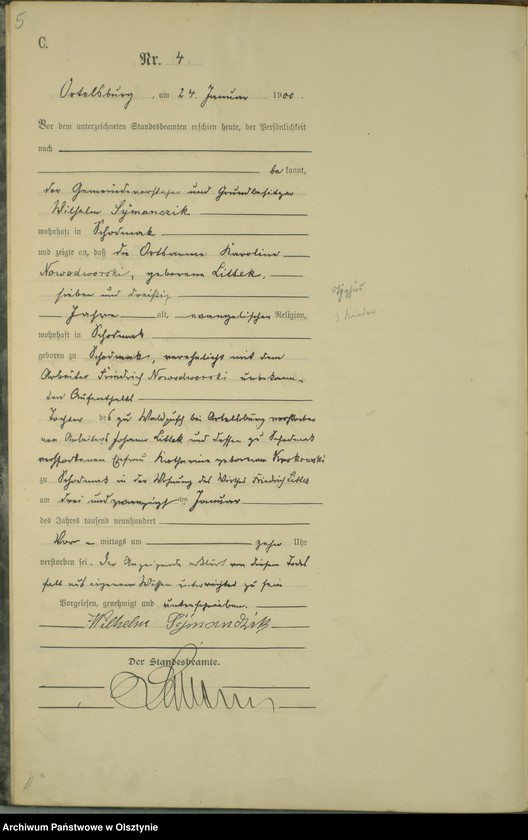 image.from.unit.number "Sterbe-Haupt-Register Nr 1 - 46"