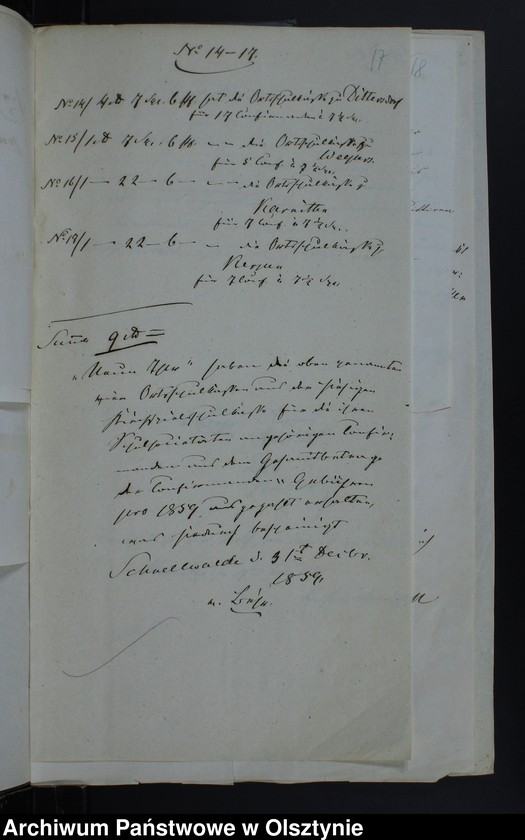 image.from.unit.number "Ausgabe Beläge der Kirchspiels Schulkasse"