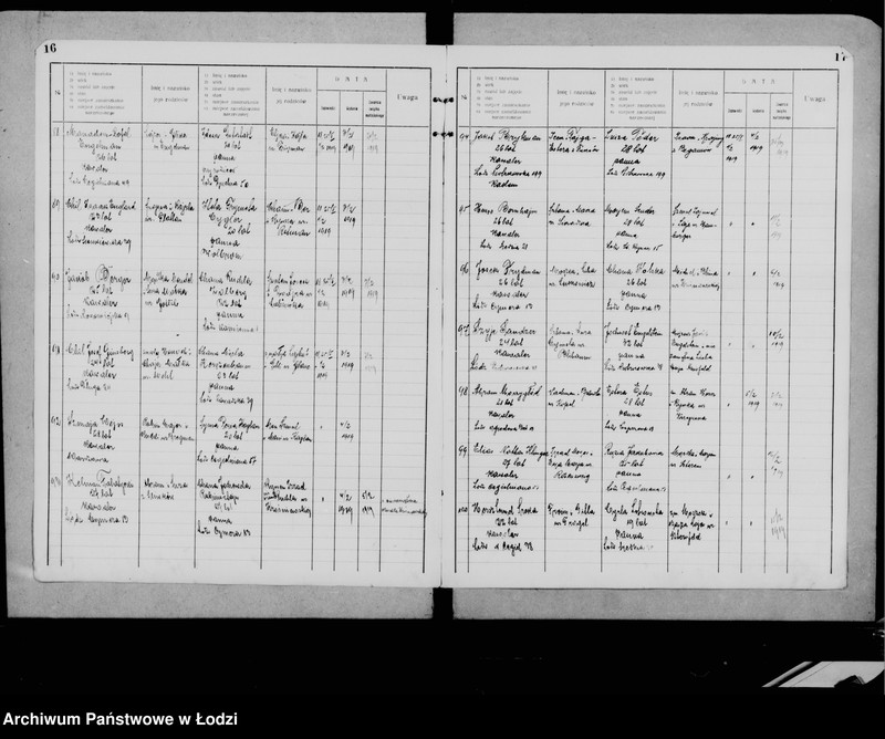 Obraz 12 z jednostki "Ksiega ślubów"