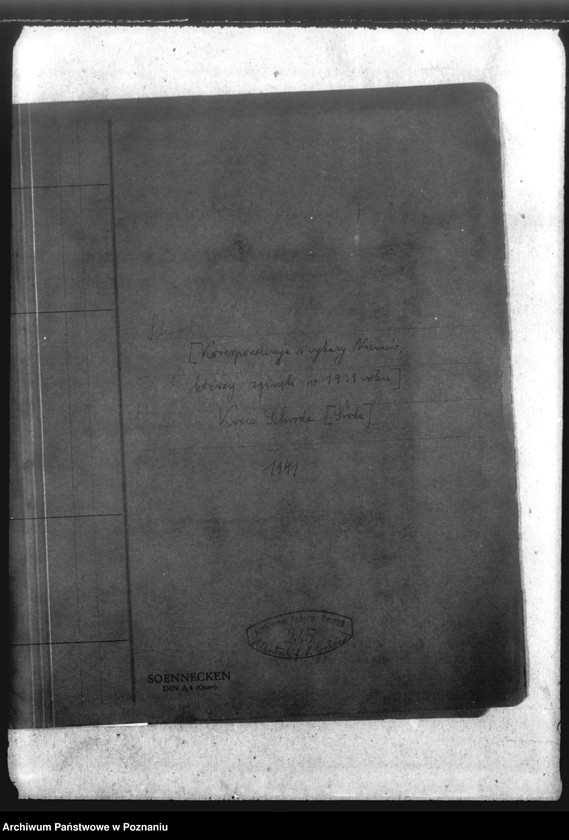 Obraz 4 z jednostki "Kreis Schroda (Środa).Korespondencja i wykazy Niemców, którzy zginęli w 1939 roku"