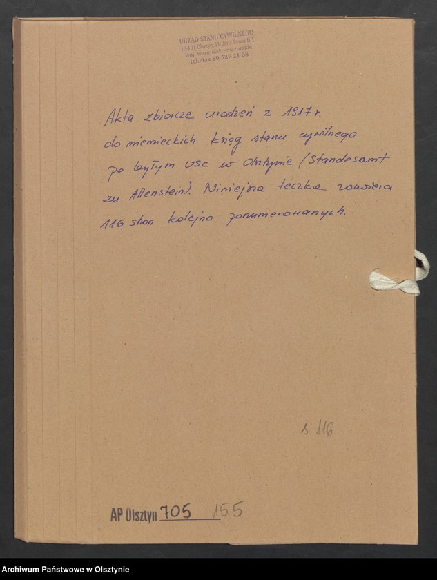 image.from.unit.number "Akta zbiorcze urodzeń z 1917 roku"