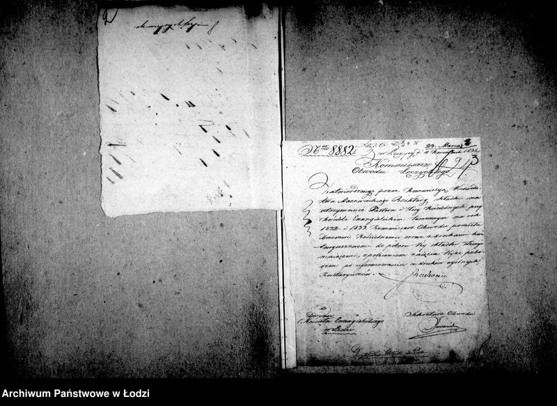 Obraz 7 z jednostki "Akta tyczące się rozkładów na pastora i sług kościelnych roku 1835"