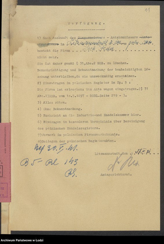 Obraz 13 z jednostki "Icek Feder- sprzedaż skóry"