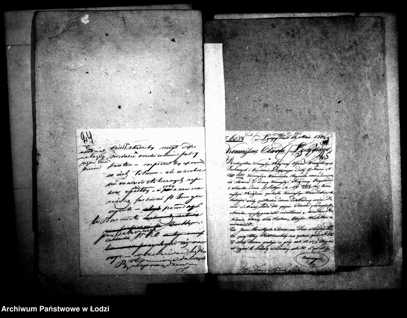 Obraz 20 z jednostki "Akta tyczące się budowy domów przez tkaczy"