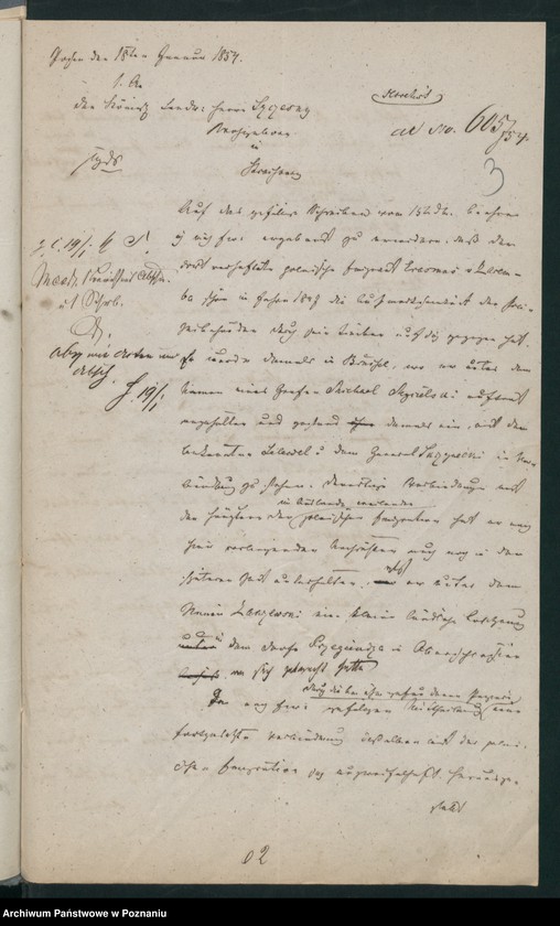 Obraz 7 z jednostki "A. betr. den polnischen Emigranten Erasmus von Zaremba"