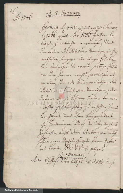 image.from.unit.number "Ratsprotokoll; język niemiecki"