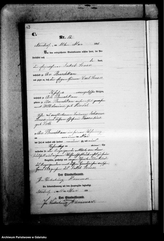 Obraz 17 z jednostki "Księga zgonów"