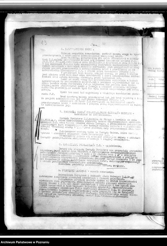 Obraz 18 z jednostki "Reorganizacja oddziałów gminnych Związku Strzeleckiego - okólniki, korespondencja, protokoły zebrań"