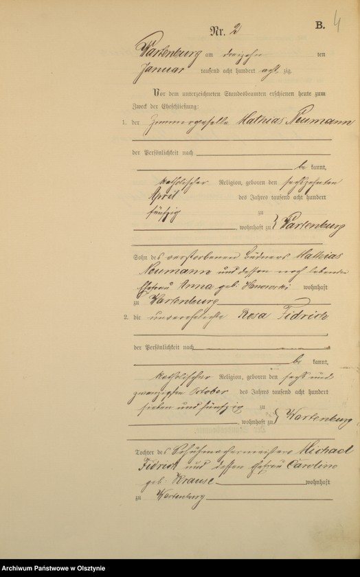 image.from.unit.number "Heiraths-Haupt-Register Nr 1 - 30"