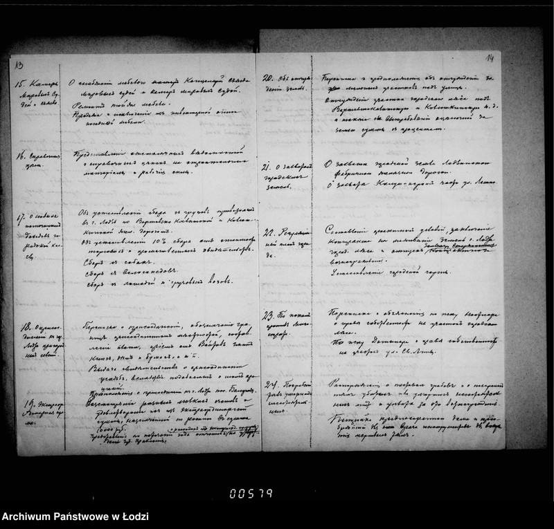 Obraz 13 z jednostki "Ob uveličenji štata Lodzinskago Gorodovago Magistrata"