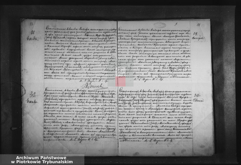 Obraz 13 z jednostki "[Księga Stanu Cywilnego urodzeń ,małżeństw, zgonów]"