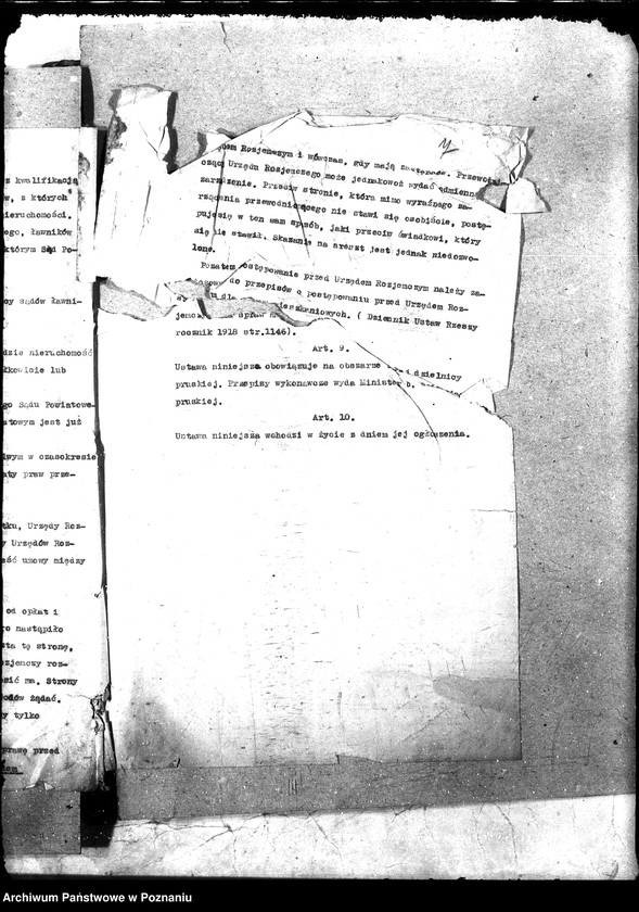 Obraz 11 z jednostki "[Projekty ustaw i rozporządzeń do Sejmu Ustawodawczego]"