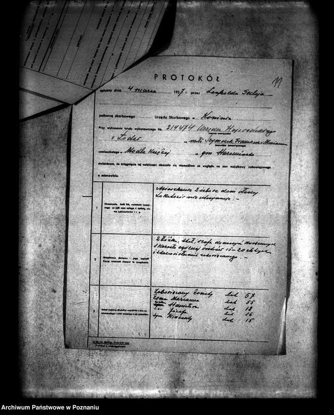 Obraz 15 z jednostki "Wymiar opłat i należności za scalenie gruntów wsi Modła Wielka i Mała powiat"