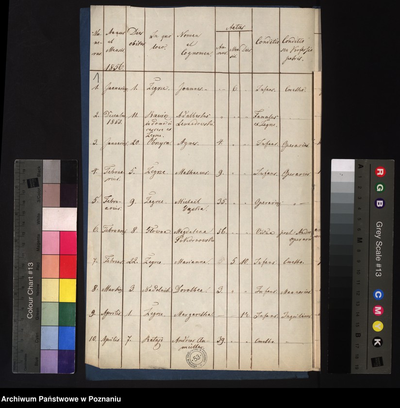 Obraz 3 z jednostki "Księga zgonów"