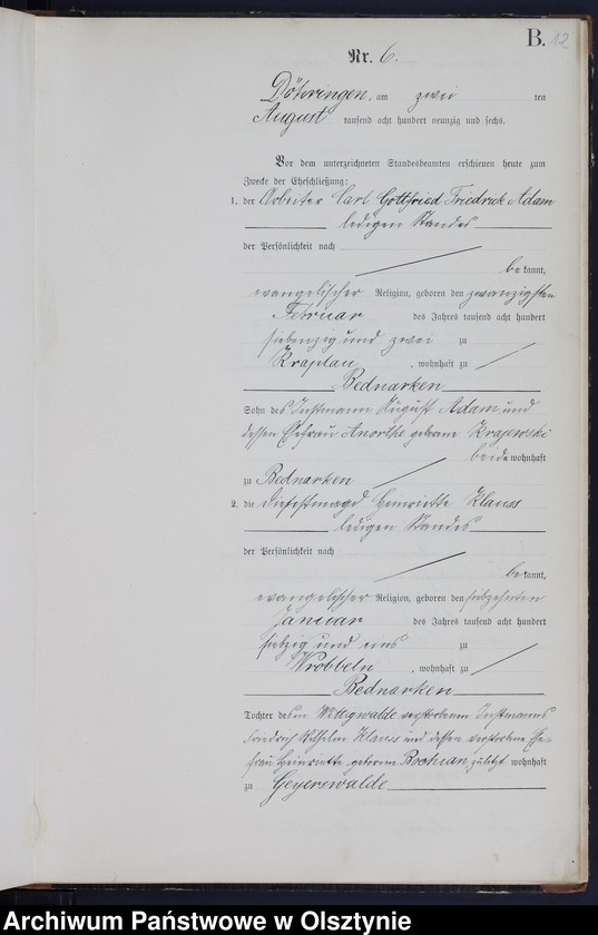 image.from.unit.number "Heiraths-Neben-Register Nr 1 - 21"