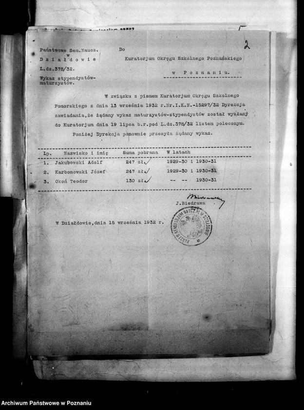 Obraz 5 z jednostki "[Stypendia - przyznawanie uczniom stypendia]"