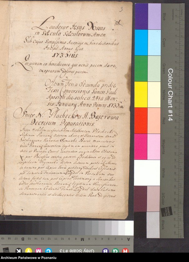 Obraz 4 z jednostki "Liber actorum officii consularis civitatis Posnaniae."