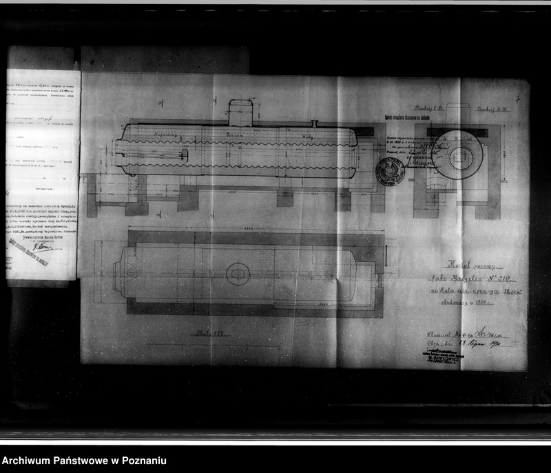 Obraz 11 z jednostki "Gorzelnia J. Świniarskiej Dominium Obra powiat wolsztyński nr woj. kotła 5302"