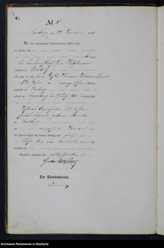 image.from.unit.number "Haupt-Sterbe-Register Nr 1 - 115"