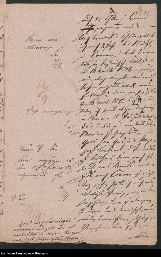 Obraz 17 z jednostki "A. betr. den Vinzent Sobierajski, Ignatz von Sokolnicki, gräfliche Familie Sokolnicki und Michael Graf Soltan"