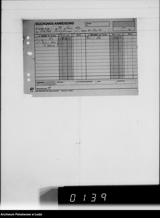 Obraz 11 z jednostki "Diverse I-M.Rechnungen [za dostawy towarów dla Getta]"