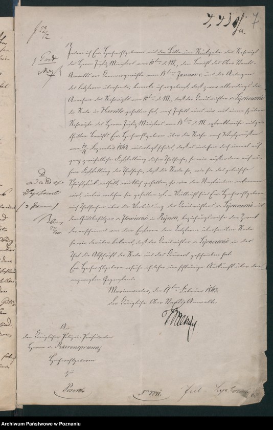 Obraz 10 z jednostki "A. betr. Von Łyskowski, Kreisrichter a.D."