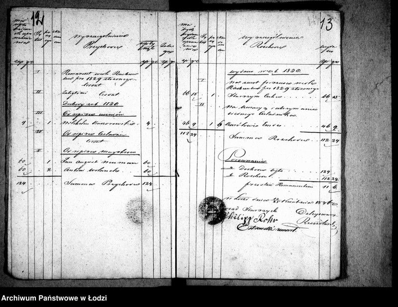 Obraz 10 z jednostki "Akta tyczące się rachunków i wszelkich korespondencji cechu piekarskiego"