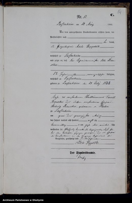 image.from.unit.number "Sterbe-Haupt-Register Nr 1 - 54"