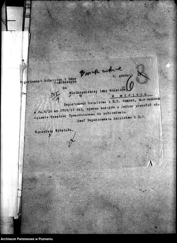 image.from.unit.number "Sprawy ogólno - administracyjne Cukrownictwo, cukrownie i buraki"