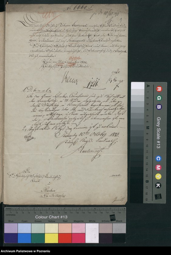 Obraz 3 z jednostki "A. betr. den polnischen Flüchtling Johann von Skarzewski"