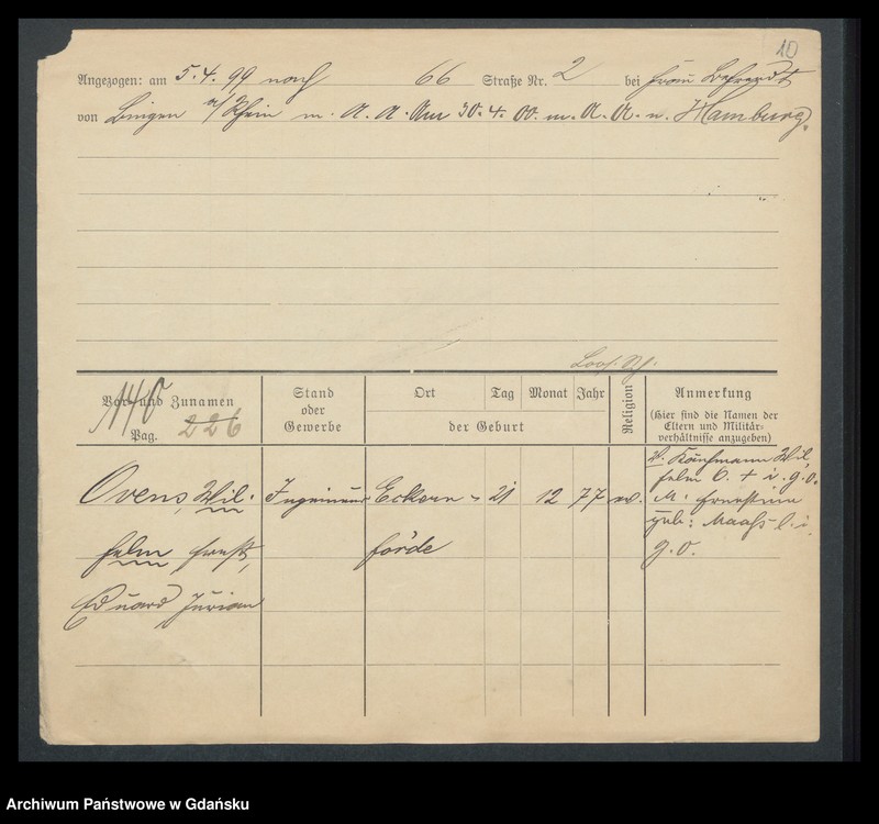 image.from.unit.number "Karty meldunkowe: Ottogrunkowsky - Paetcke"