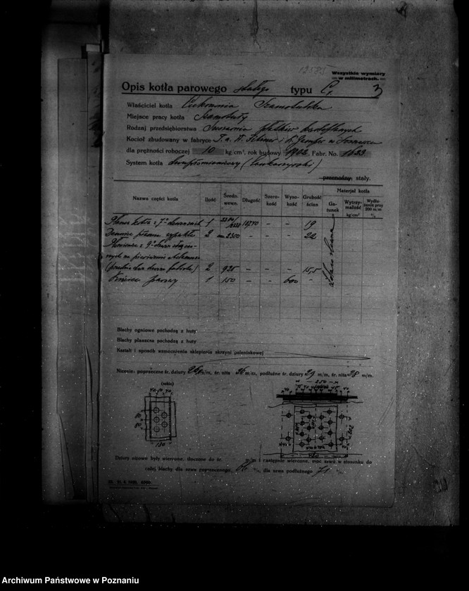 Obraz 7 z jednostki "Cukrownia w Szamotułach nr woj. kotła 176"