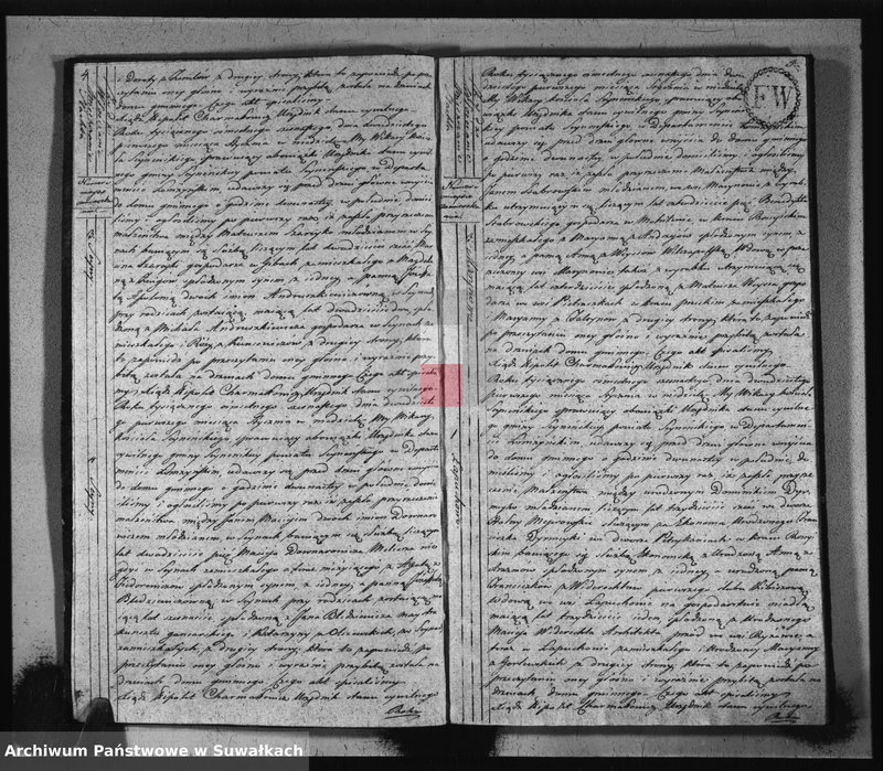 image.from.unit.number "Akta stanu cywilnego zaślubionych w gminie seyneńskiey od 1-go stycznia 1816 roku."