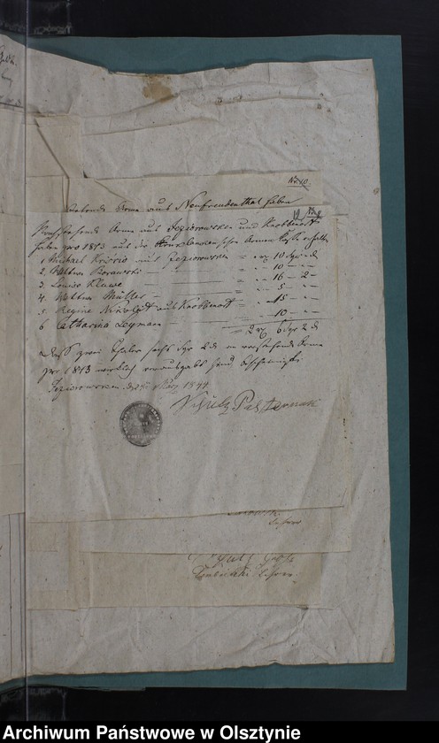 image.from.unit.number "Armen Kassen Rechnung des Kirchspiels Kruklanken"