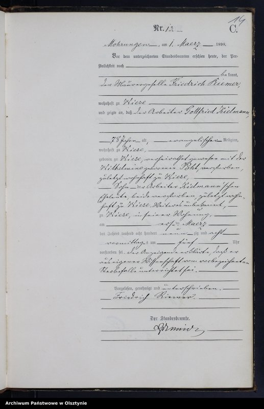 image.from.unit.number "Sterbe-Haupt-Register Nr 1 - 69"