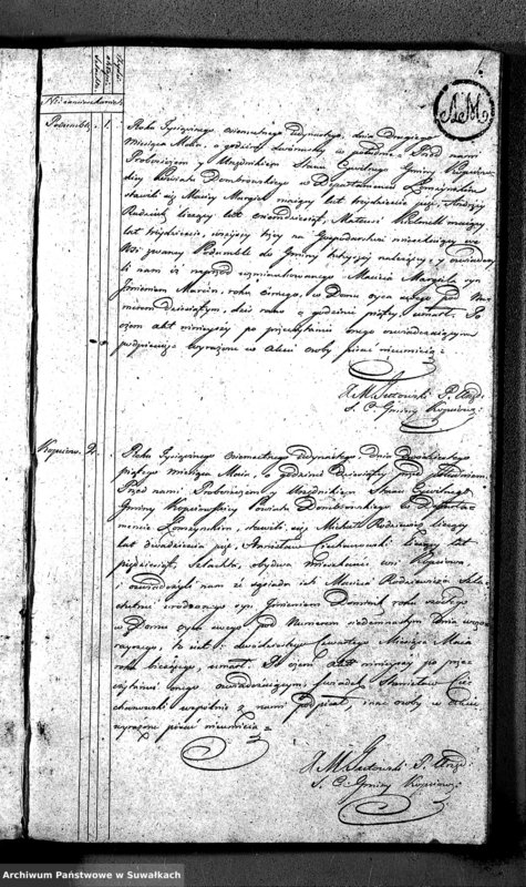 image.from.unit.number "Akta Zeszłych Gminy Kopciowskiey od 1-go Maia 1811 R."